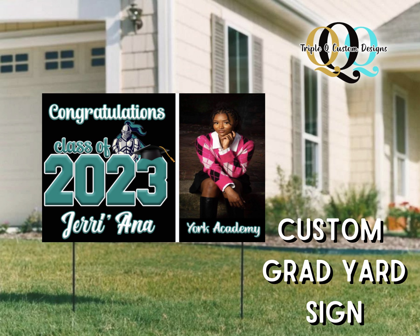 Custom Graduate Yard Sign