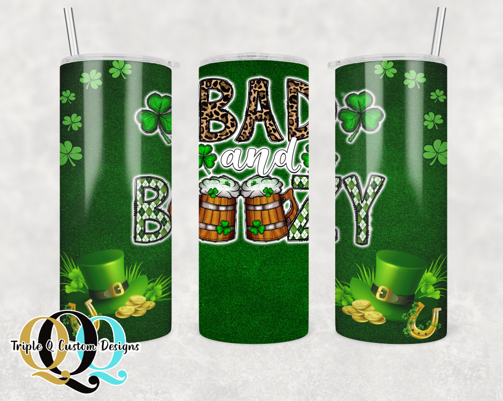 Bad and Boozy St. Patrick's Day Tumbler