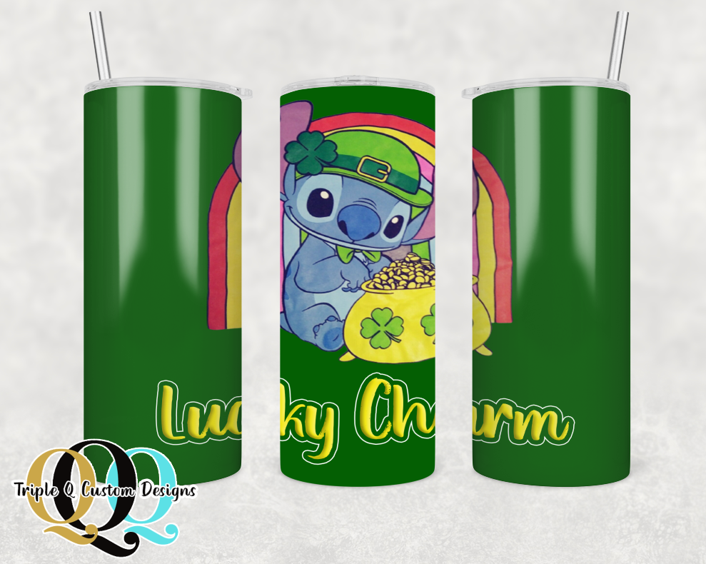 Stitch St. Patrick's Day Tumbler