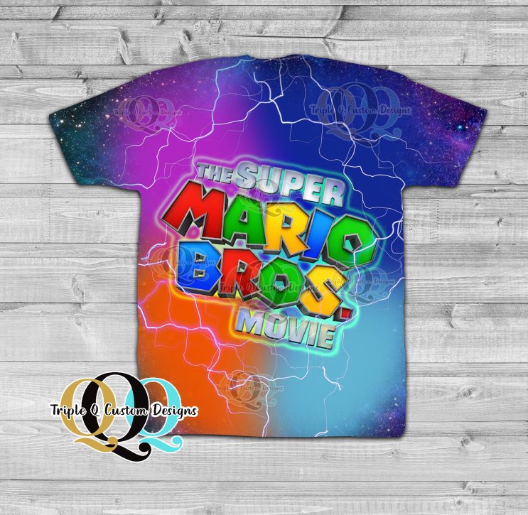 Mario Movie Inspired Shirt