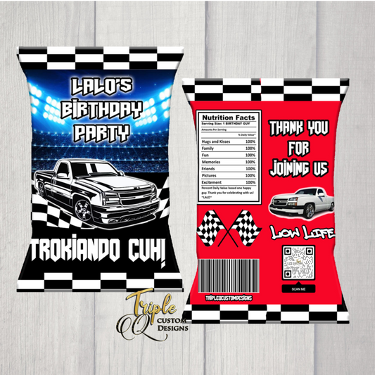 Chevy Racing Chip Bags