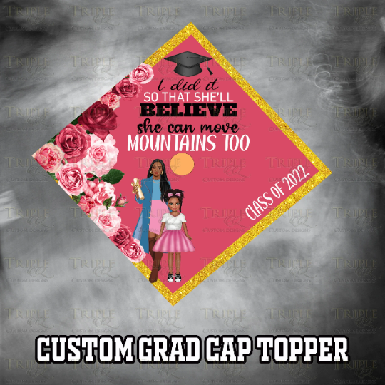 Custom Grad Hat Topper