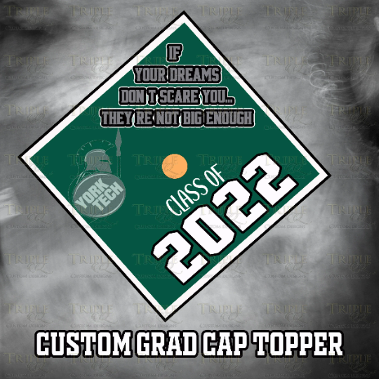 Custom Grad Hat Topper