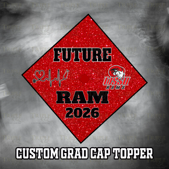 Custom Grad Hat Topper