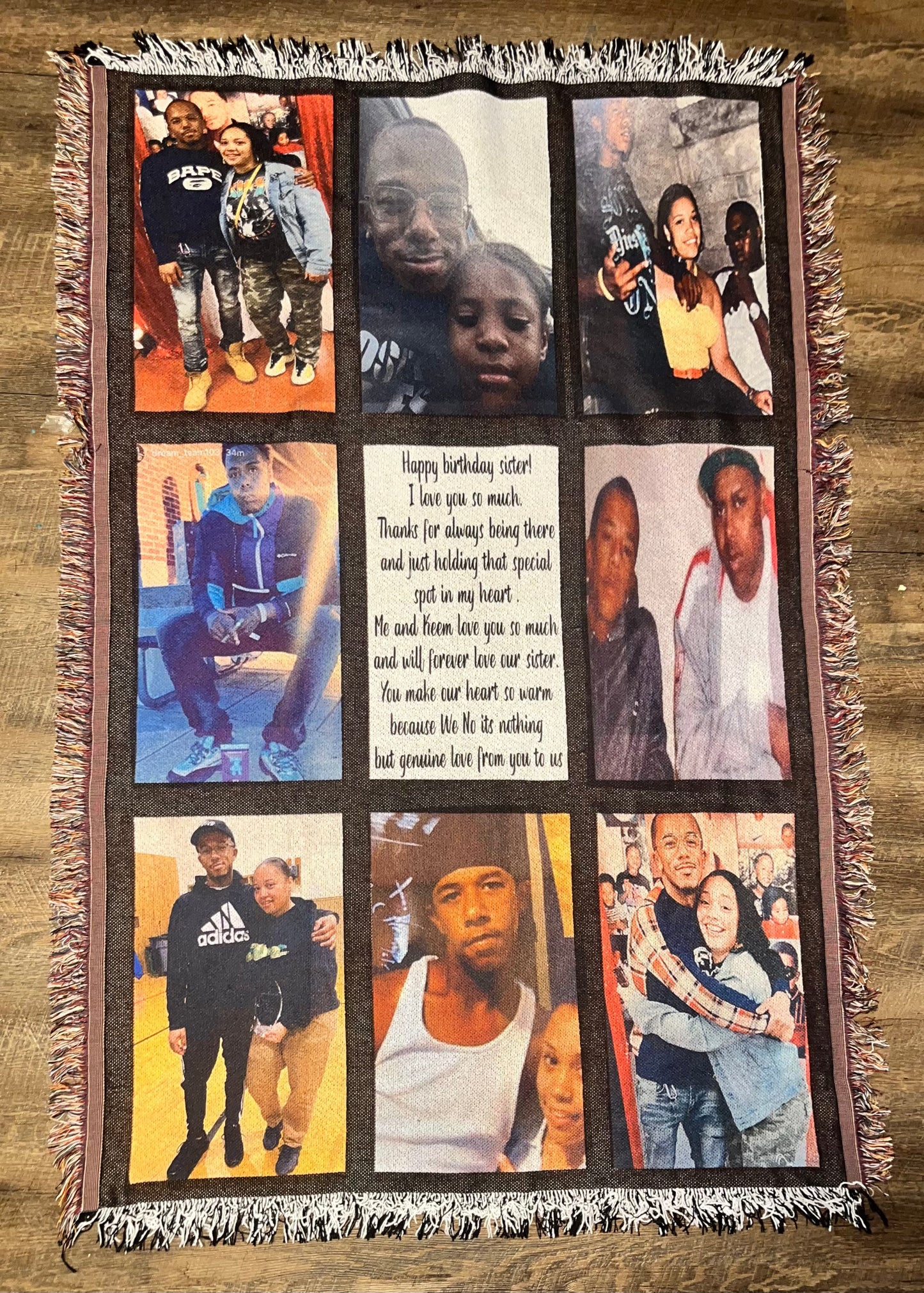 Custom 9 Panel Blanket