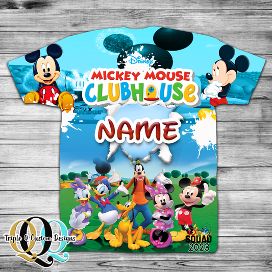 Custom Mickey Mouse Shirt